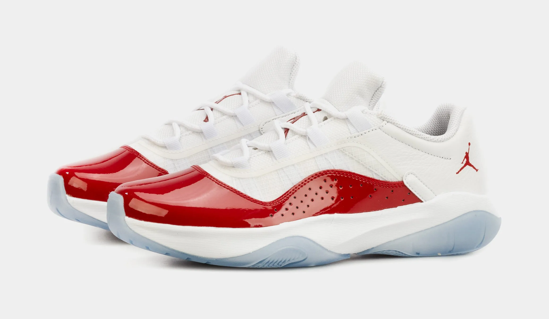 Air Jordan 11 CMFT Low Mens Basketball Shoes (White/Red)