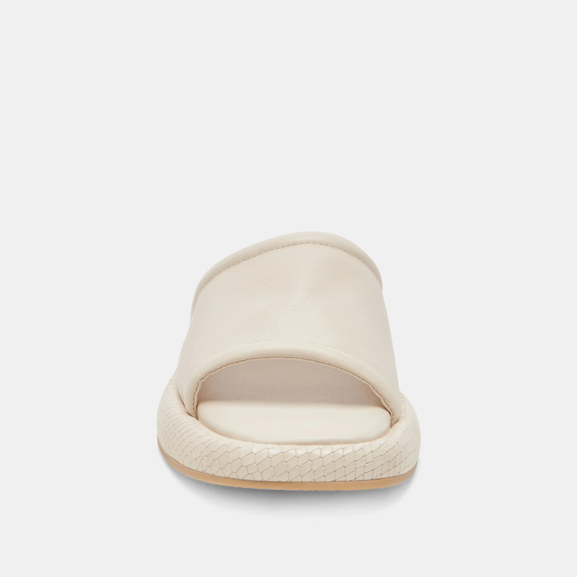 AISHA SANDALS IVORY LEATHER