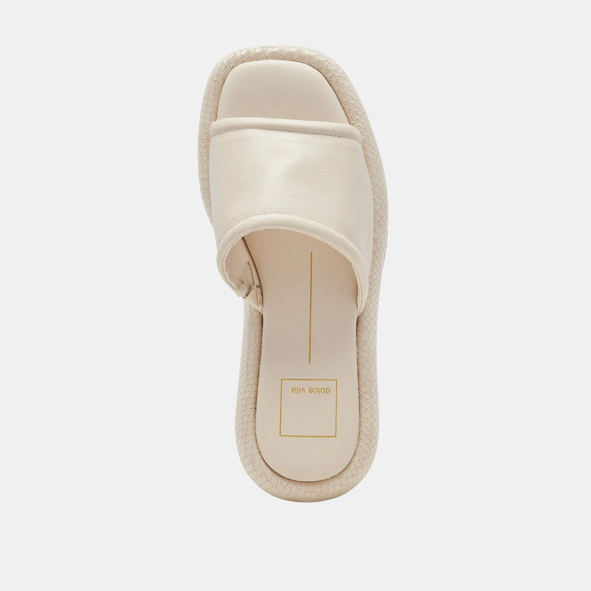 AISHA SANDALS IVORY LEATHER