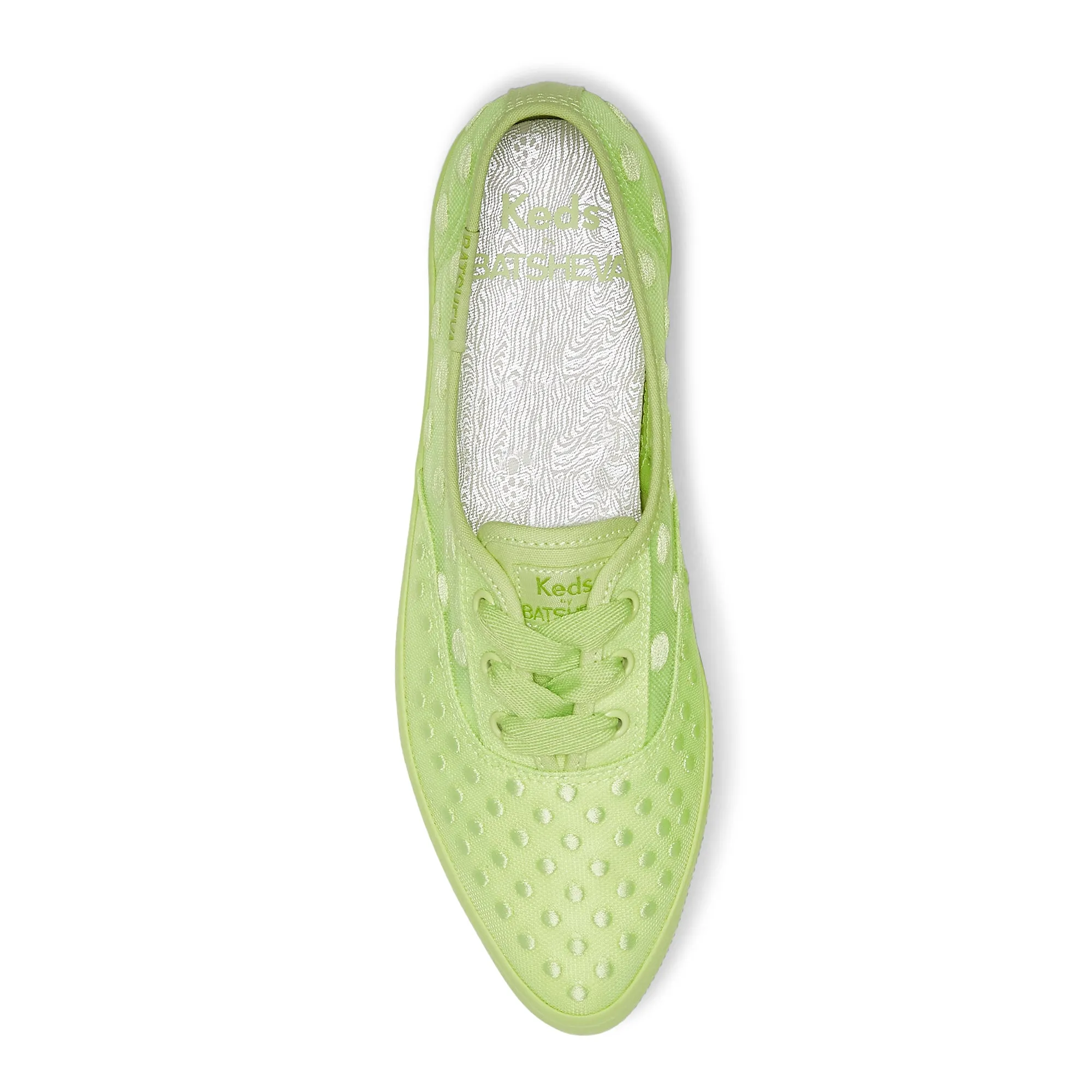 BATSHEVA KEDS POINT MESH DOT LIME