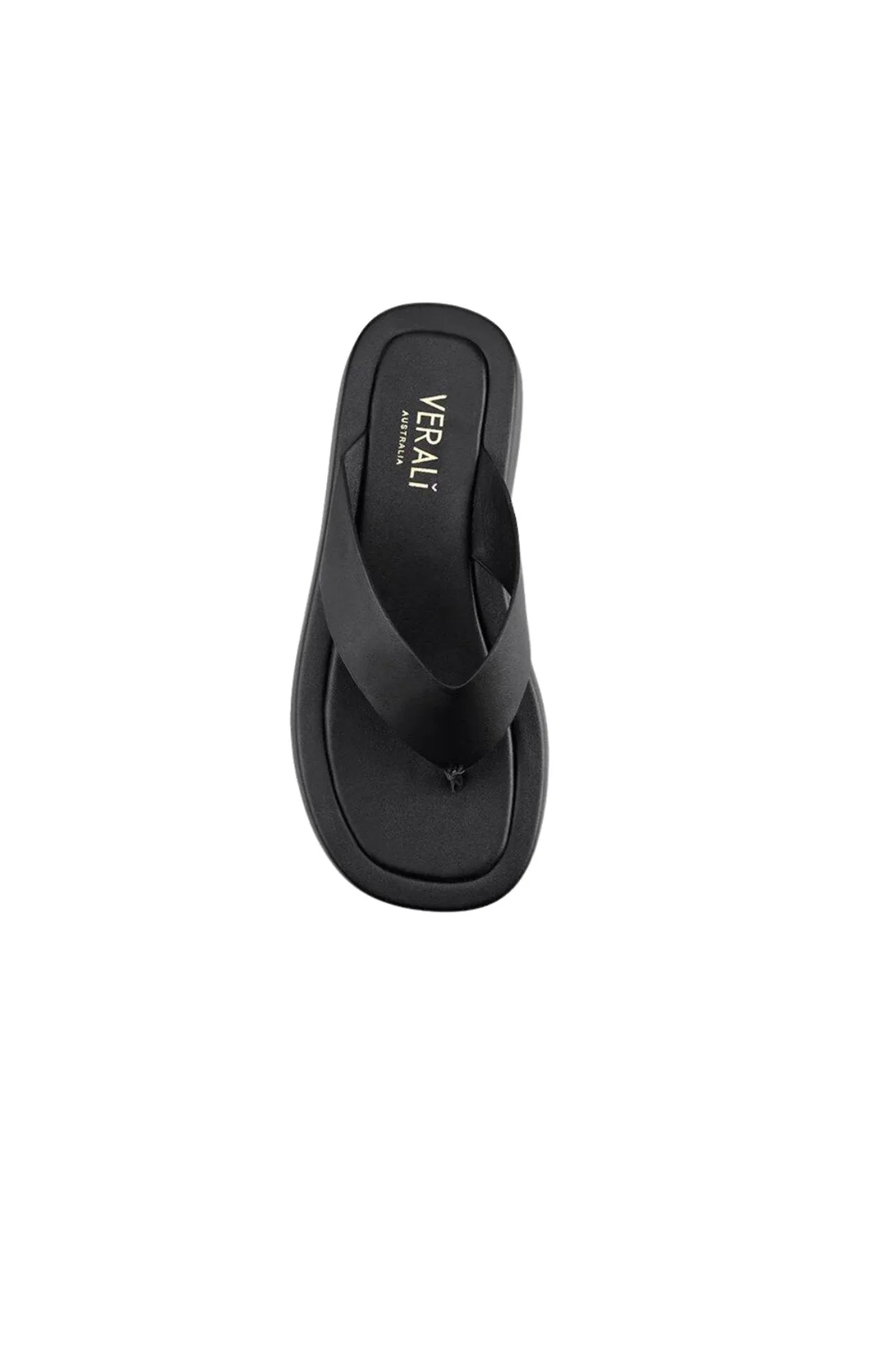 Bouncer II Flatform Thongs Black Smooth