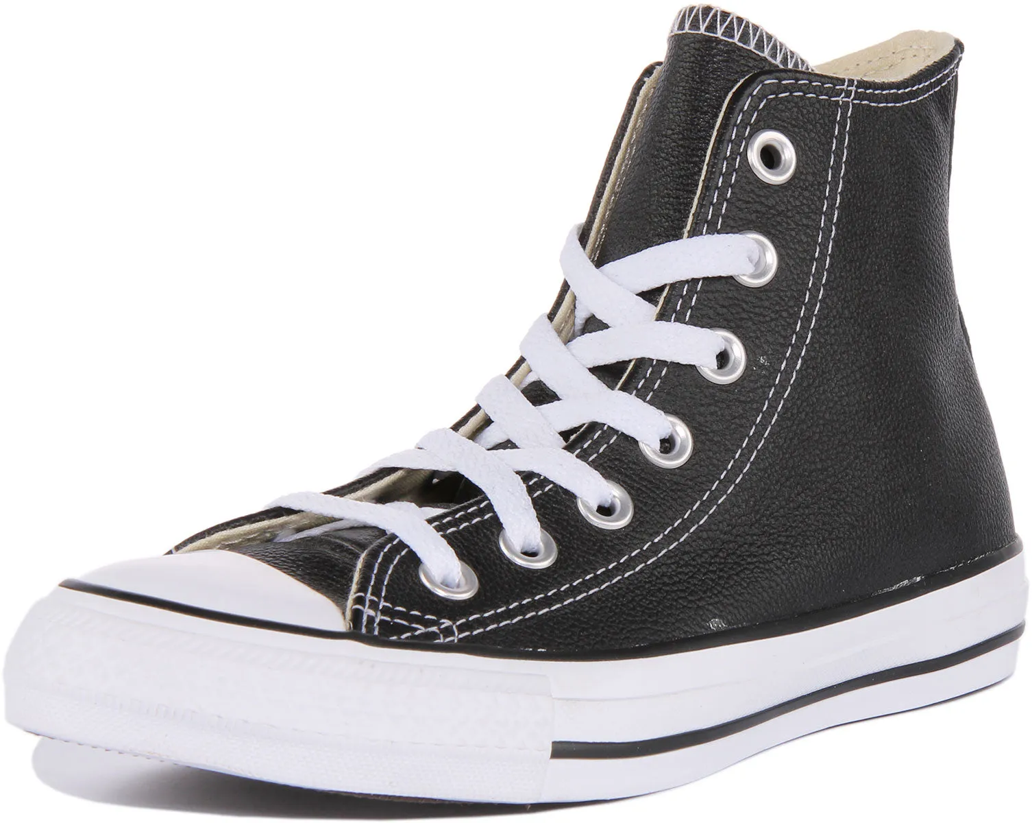 Converse 132170 CT All Star Hi Leather Trainer In Black