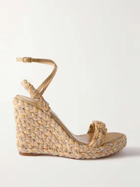 Costiera raffia platorm wedge sandals