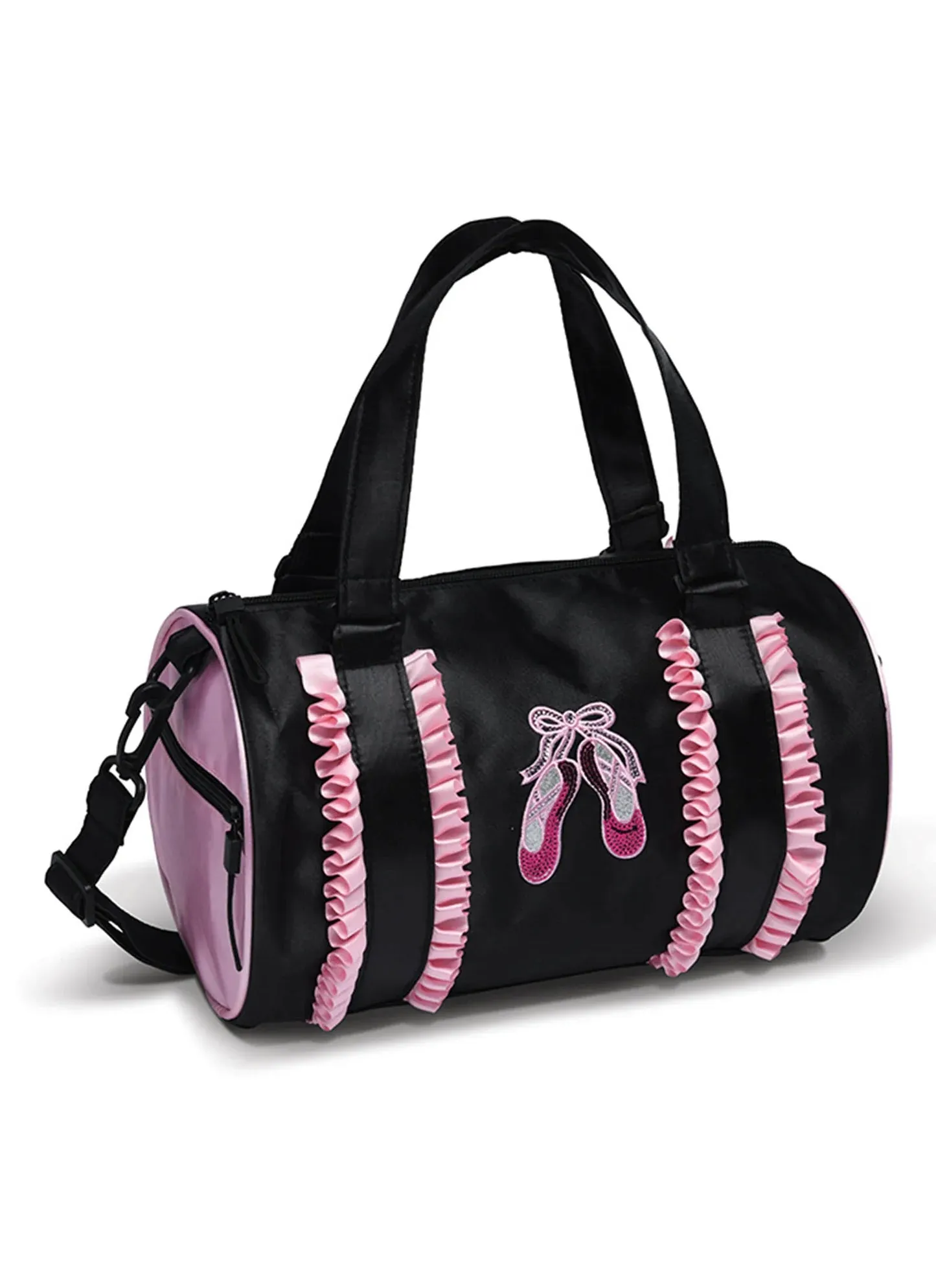 Danz N Motion - Ballet Ruffle Duffel (B23502) - Black