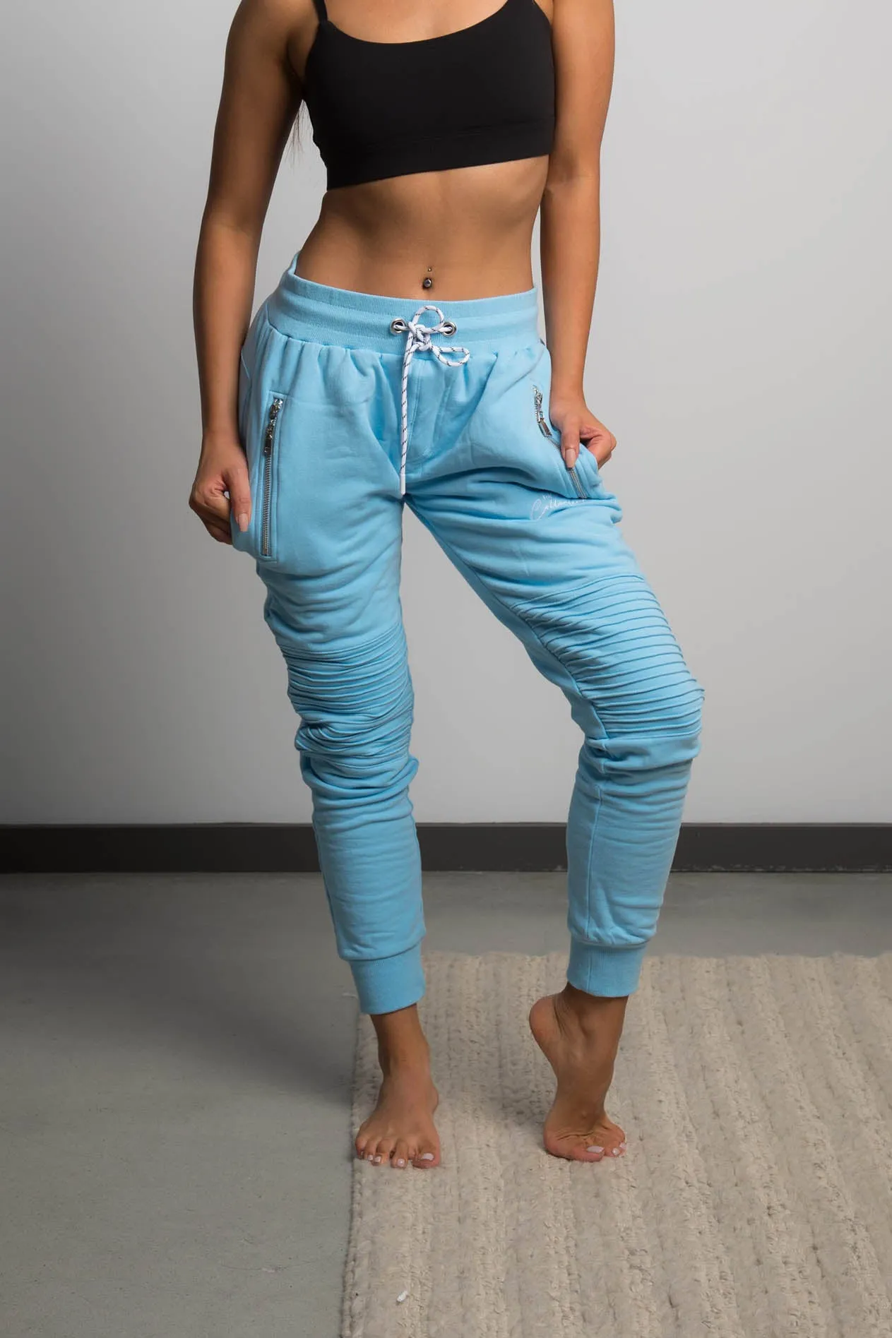 Fleece Lifestyle Joggers - Sky Blue