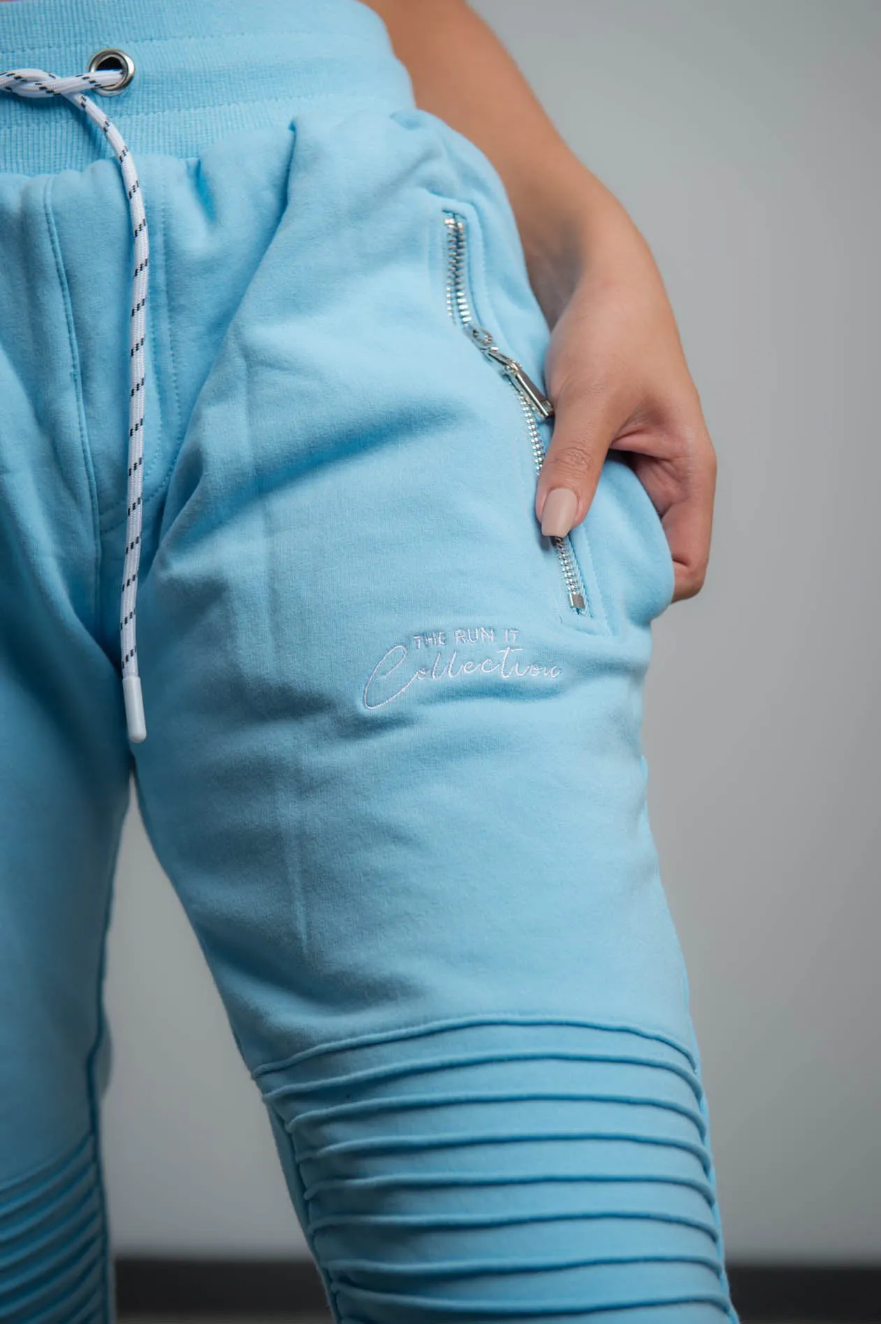 Fleece Lifestyle Joggers - Sky Blue