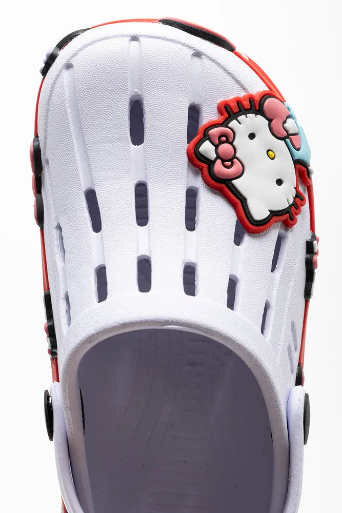 Hello Kitty Clog White