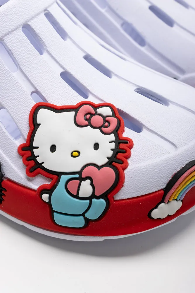 Hello Kitty Clog White