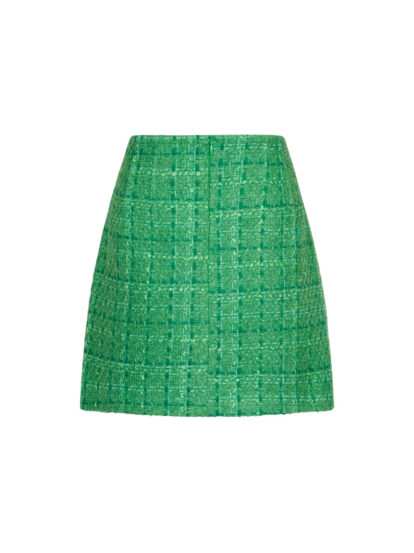 Helmine Boucle Skirt - Green