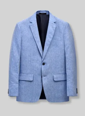 Italian Nile Blue Linen Jacket