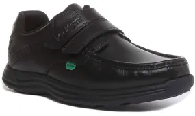 Kickers Reasan Velcro Strap In Black in Adults UK Size 6.5 - 12