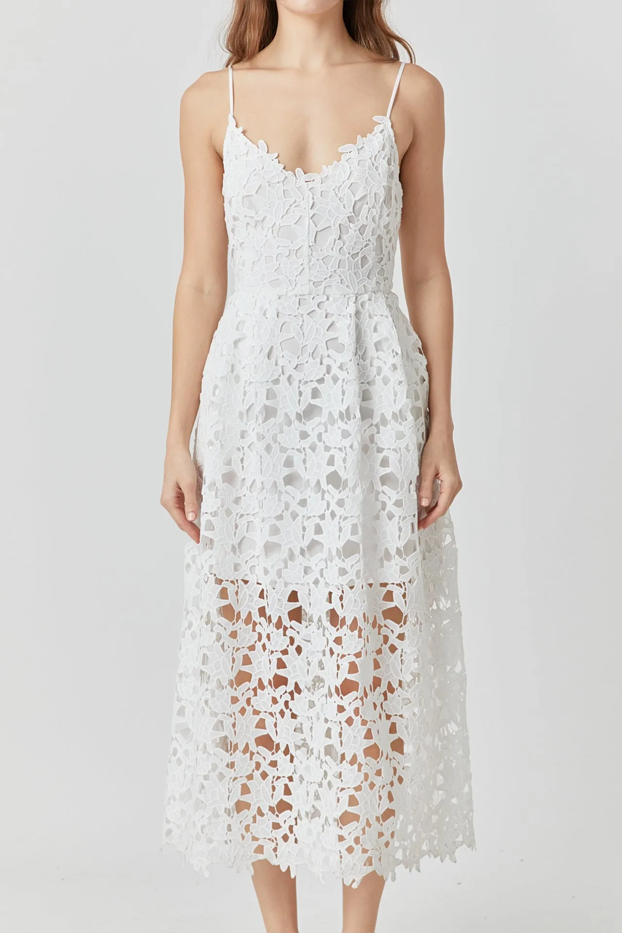 Lace Midi Dress