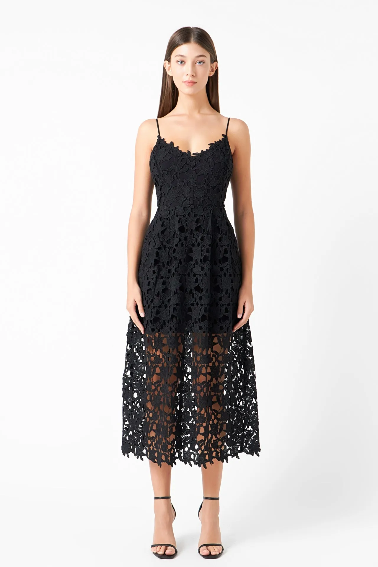 Lace Midi Dress