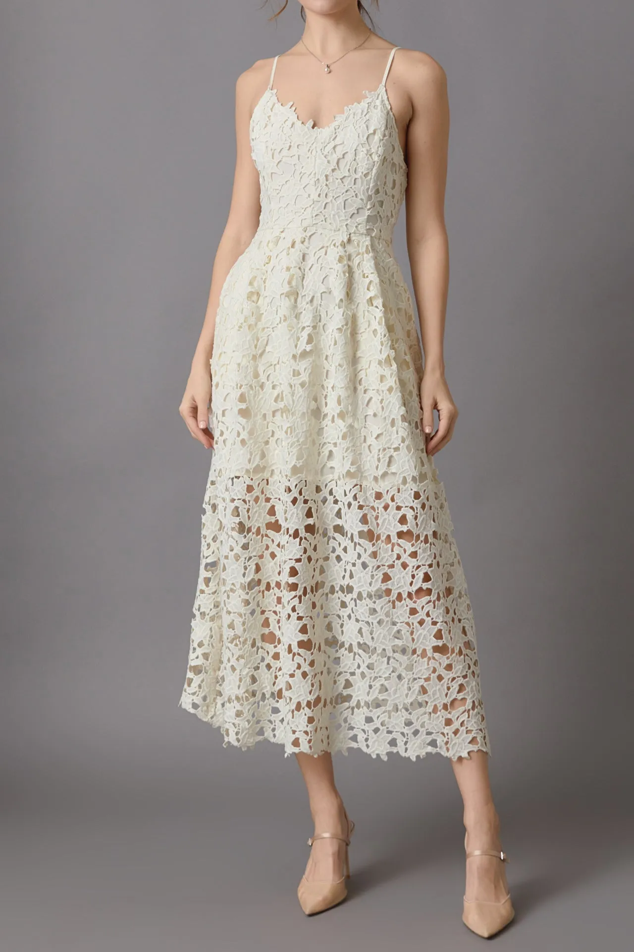 Lace Midi Dress