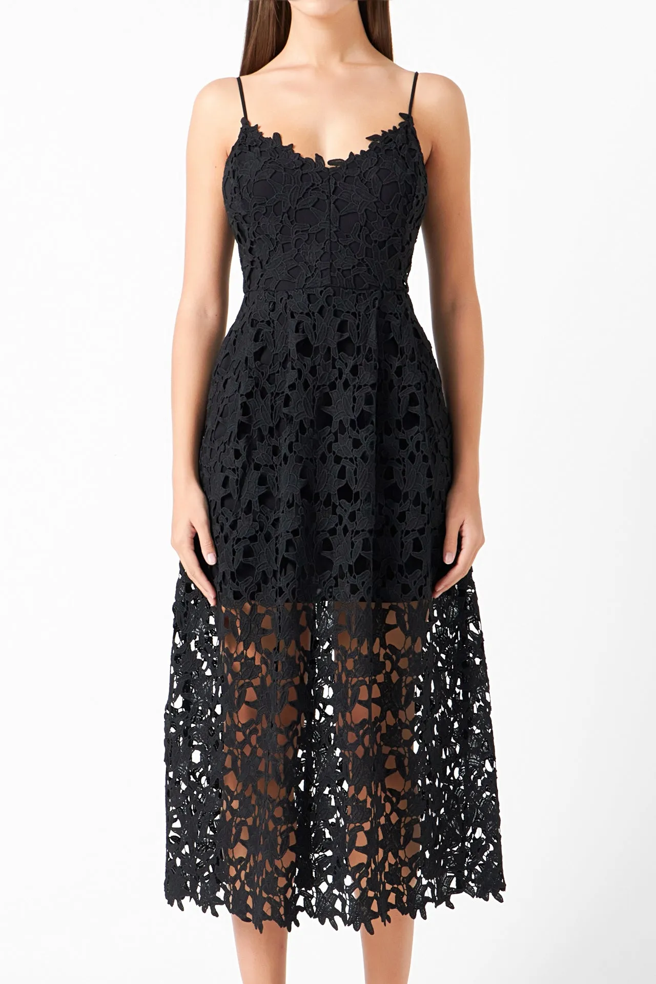 Lace Midi Dress