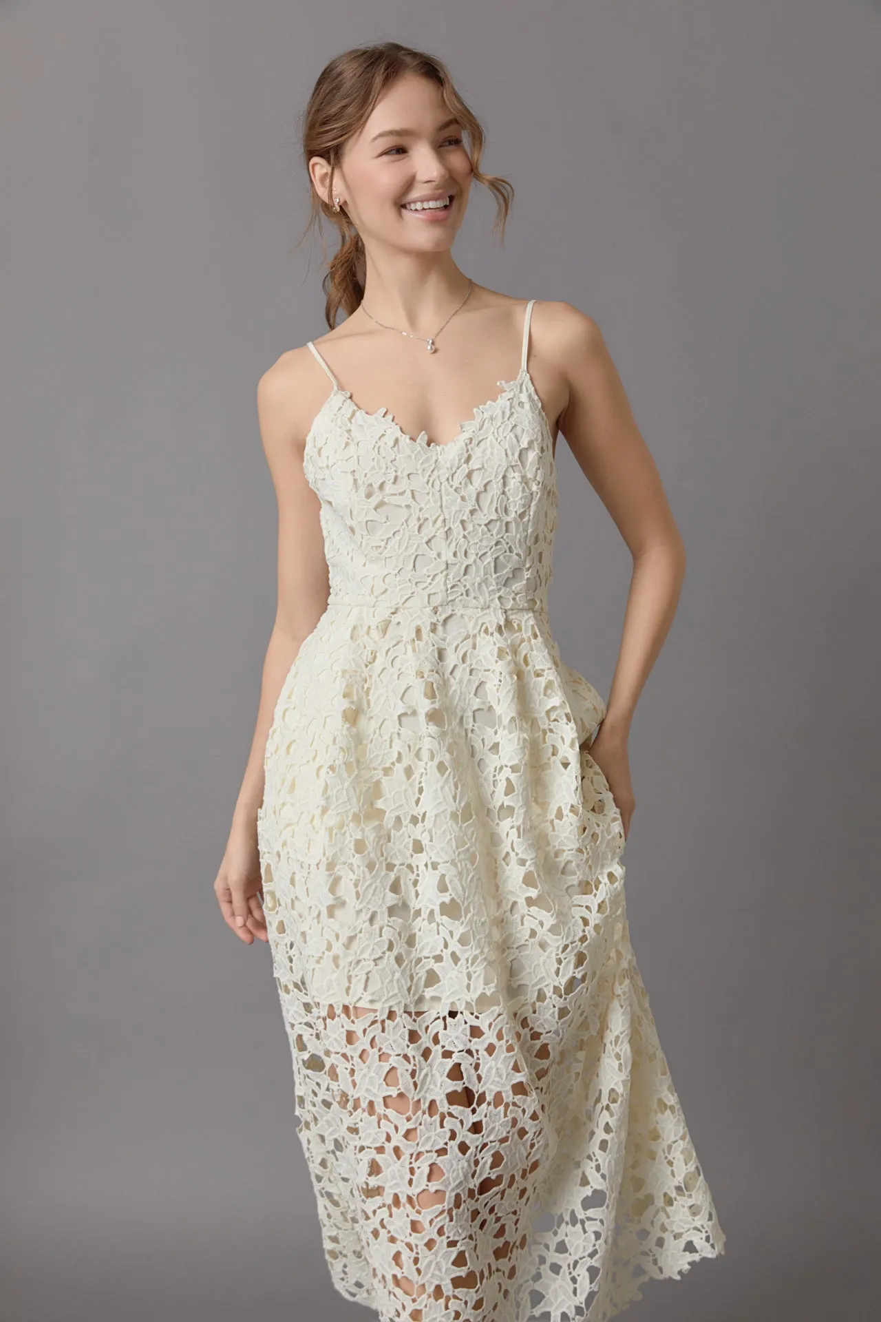 Lace Midi Dress