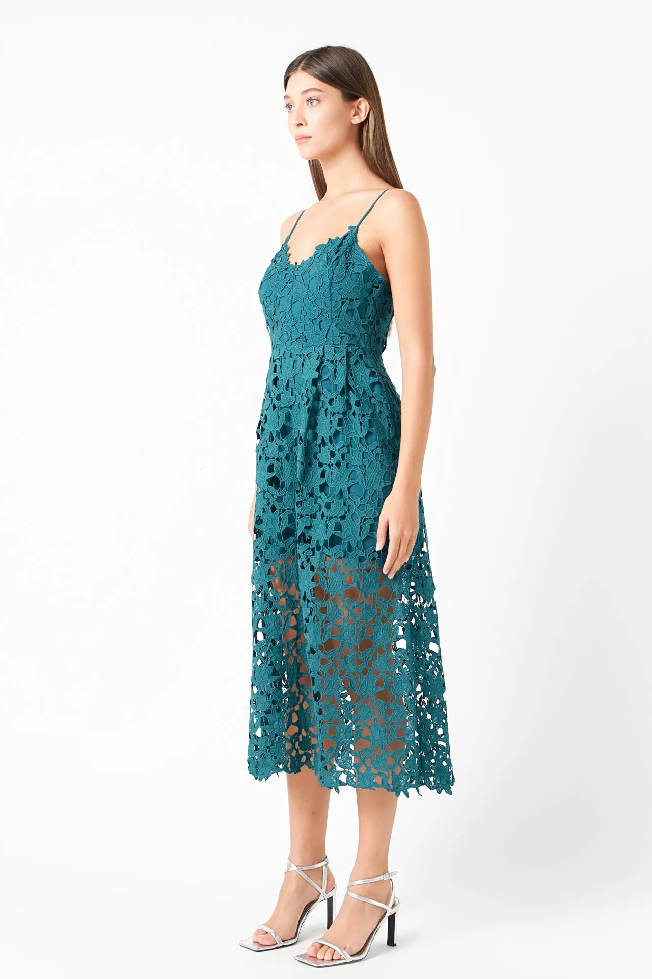 Lace Midi Dress