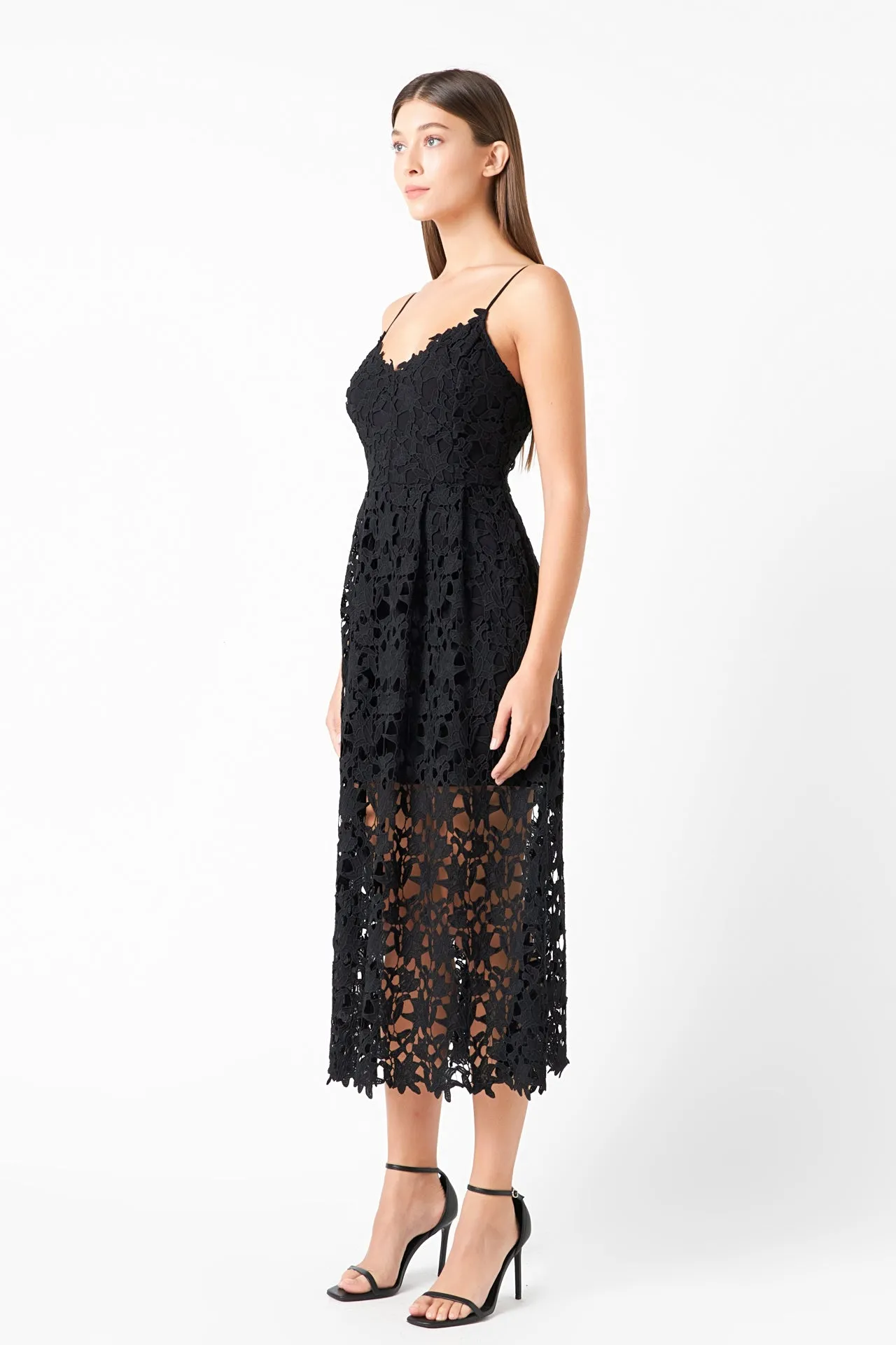 Lace Midi Dress