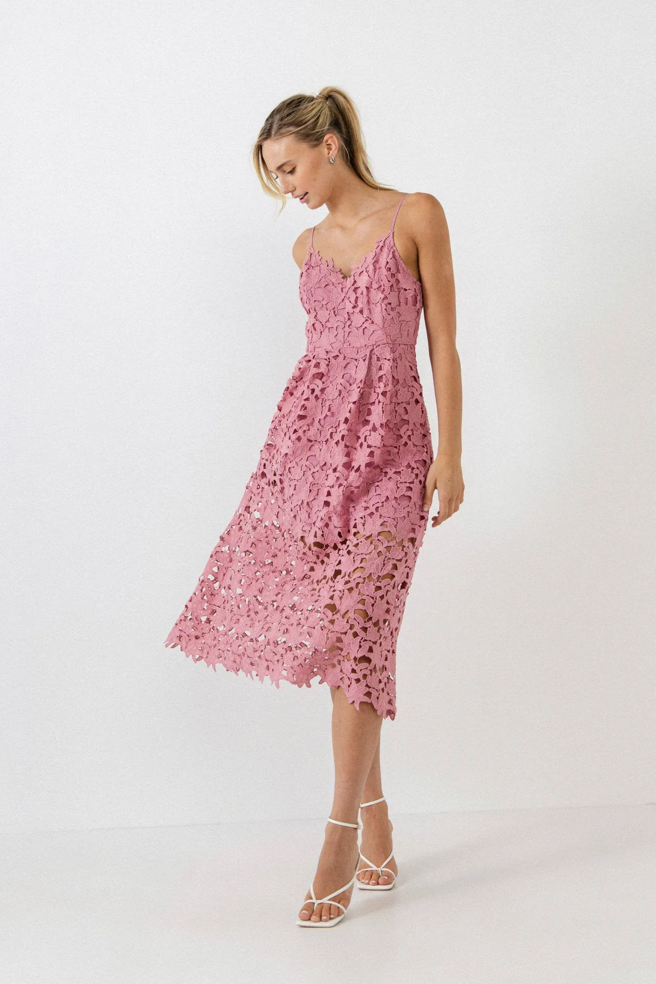 Lace Midi Dress