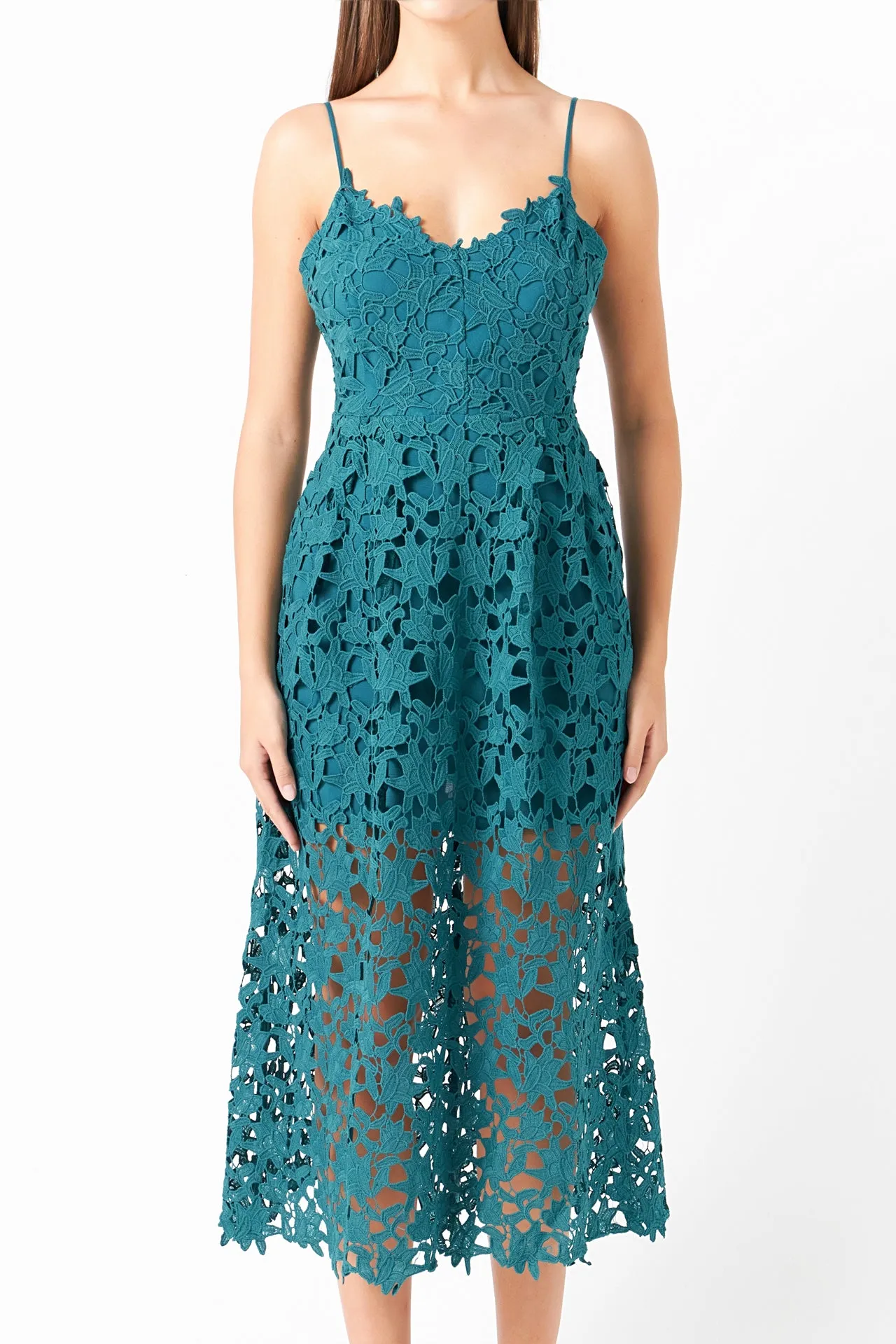 Lace Midi Dress