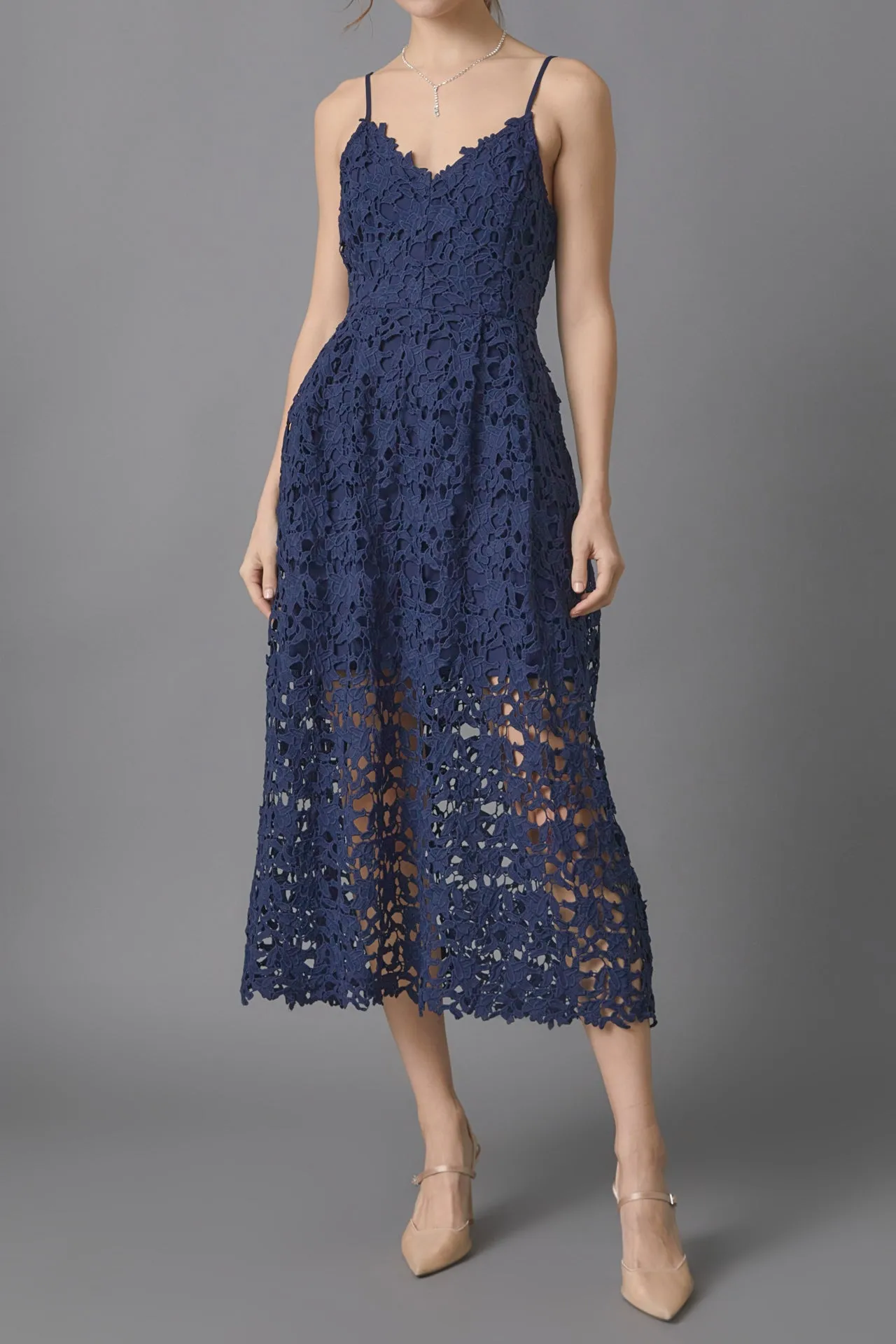 Lace Midi Dress