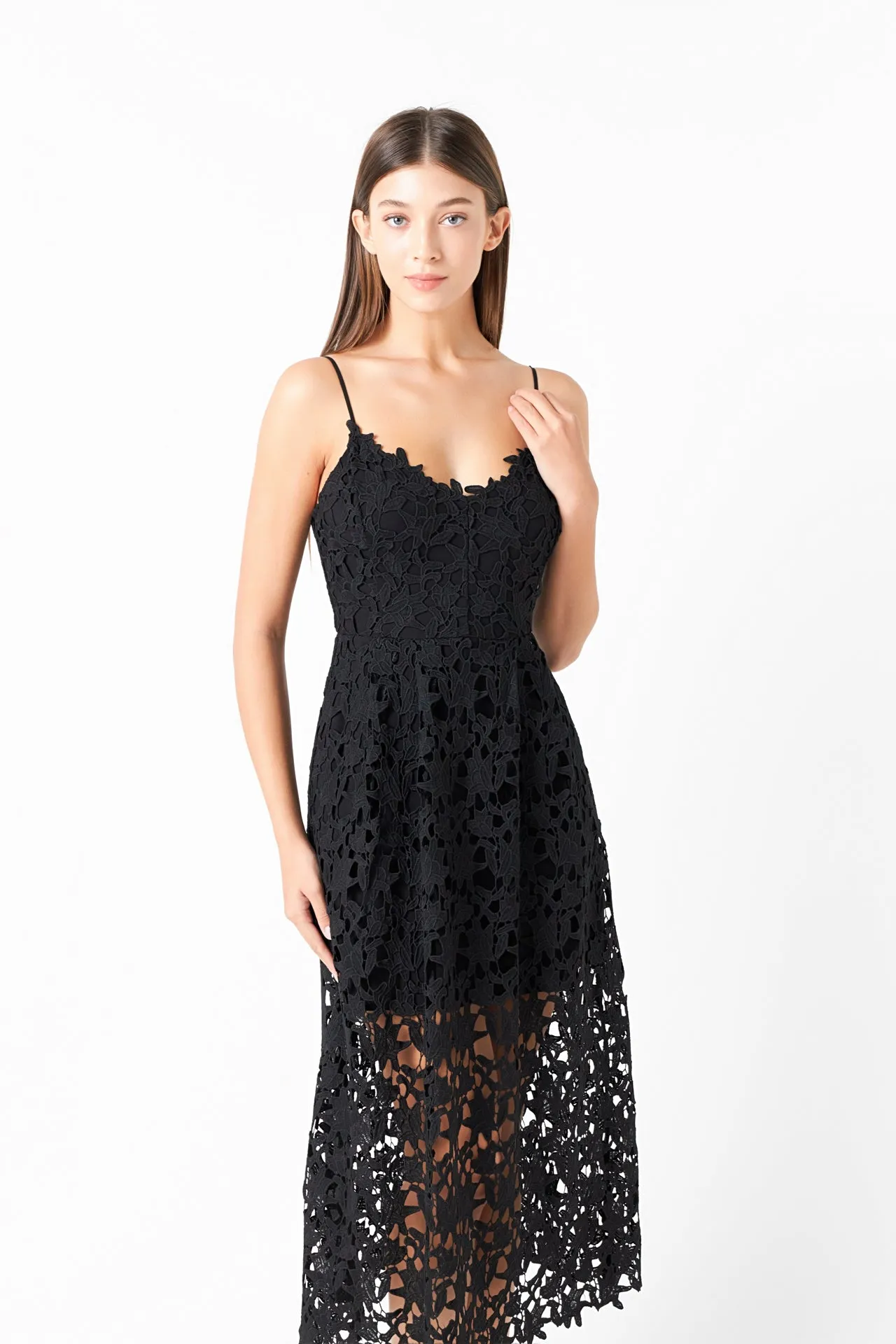 Lace Midi Dress