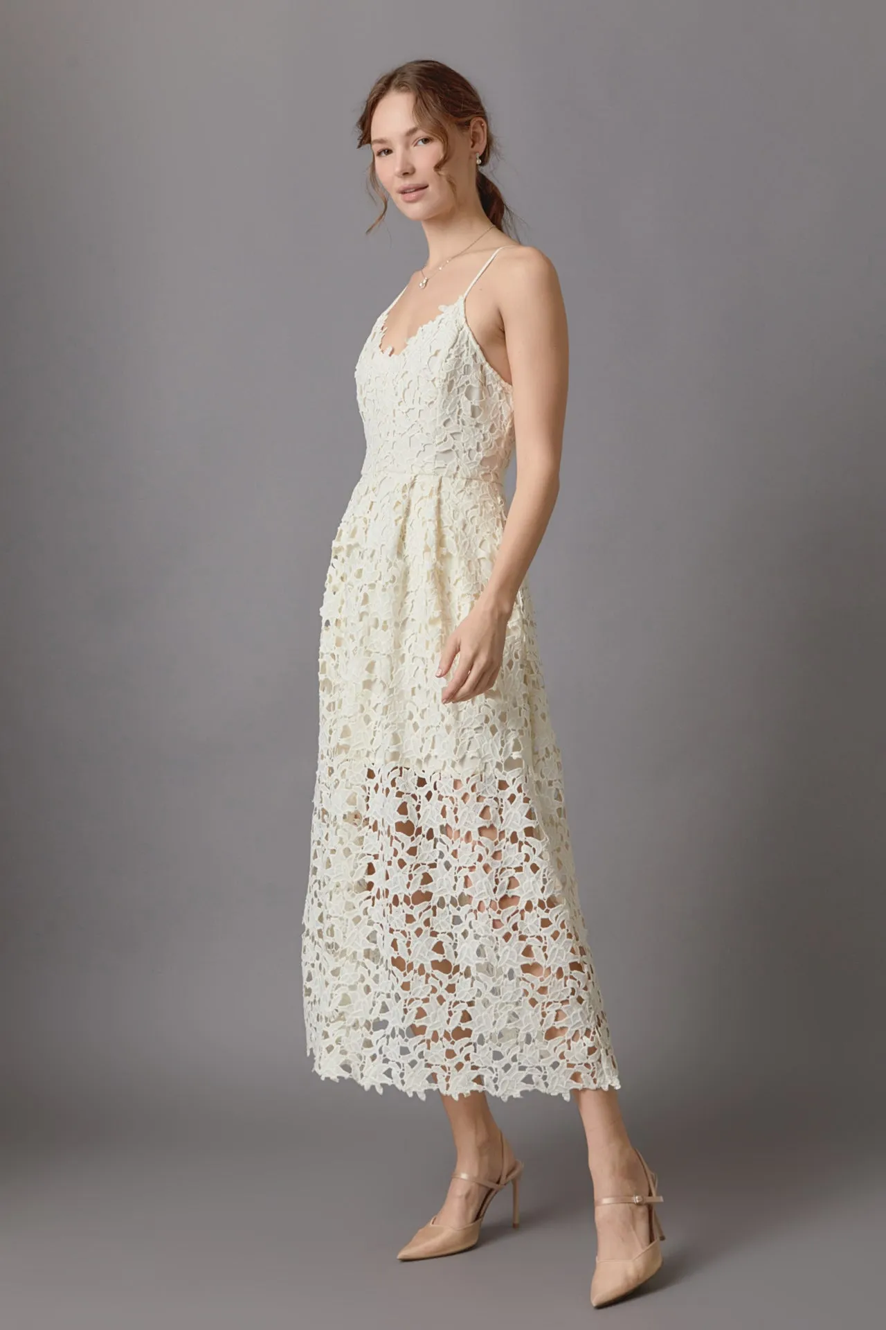 Lace Midi Dress