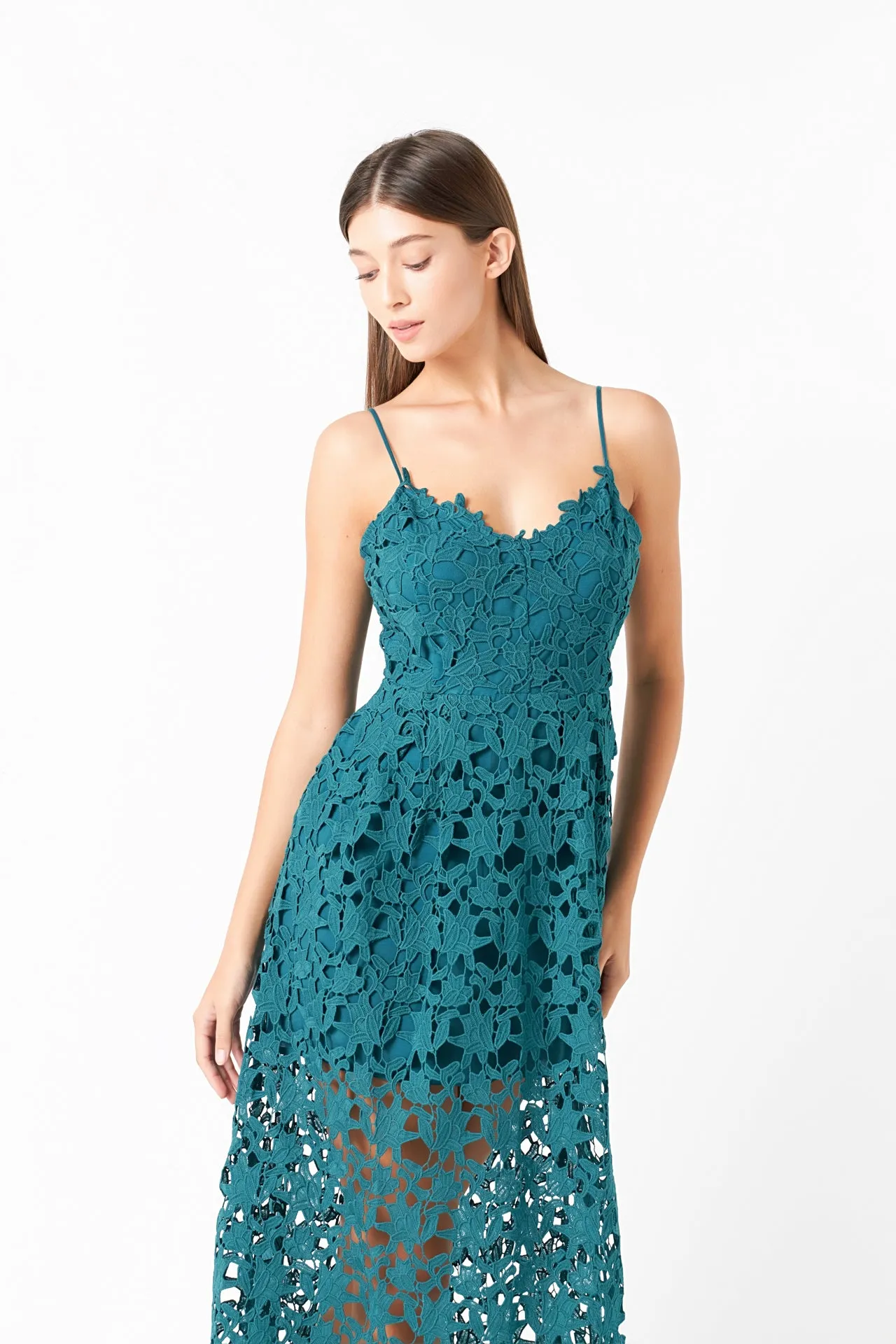 Lace Midi Dress