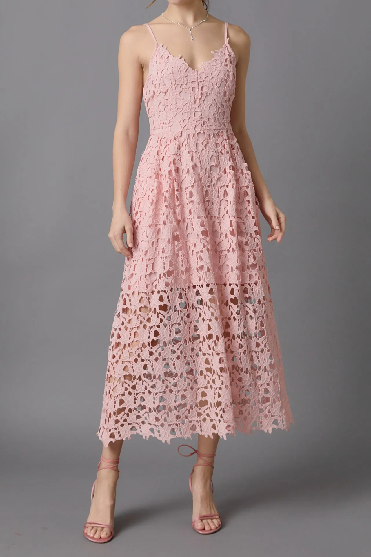 Lace Midi Dress