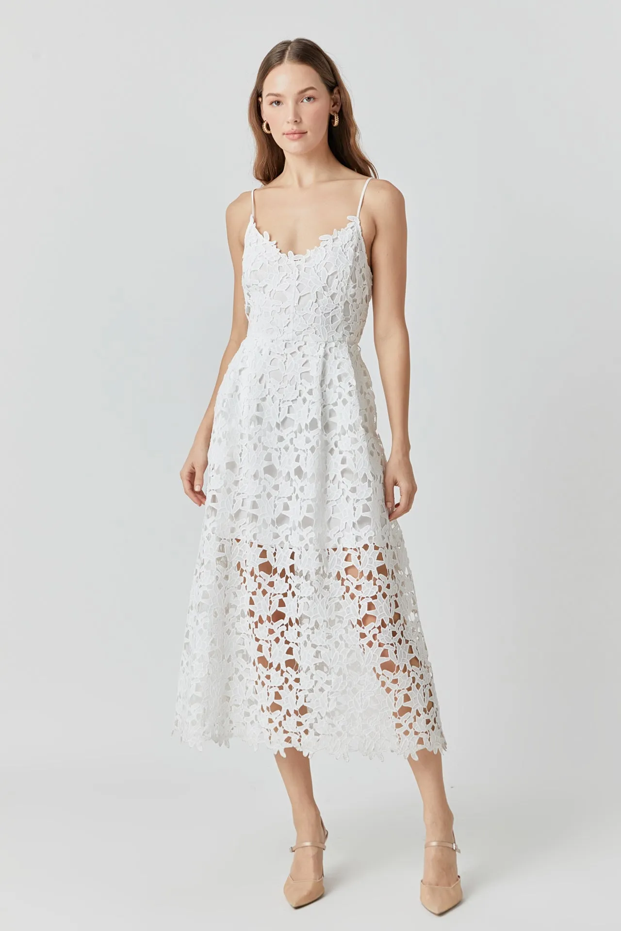 Lace Midi Dress