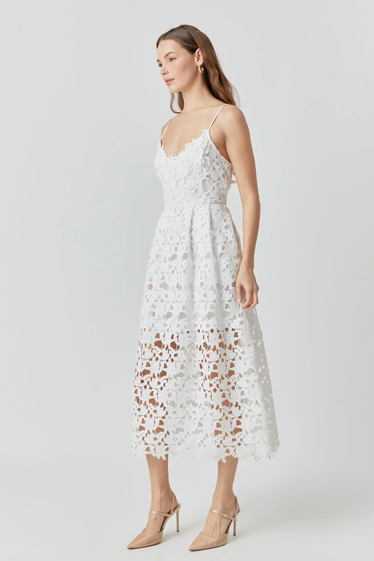 Lace Midi Dress