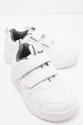 Leather Trainer White