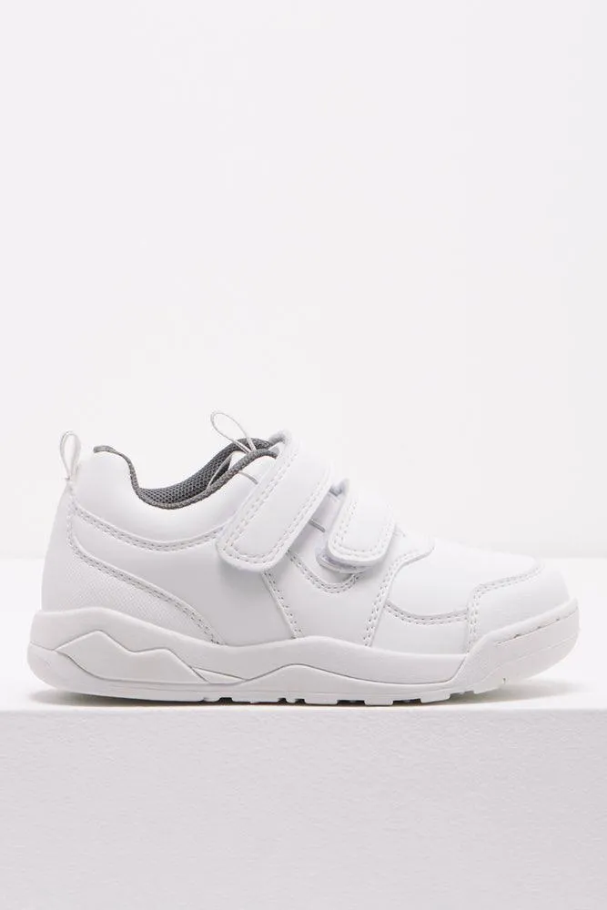 Leather Trainer White