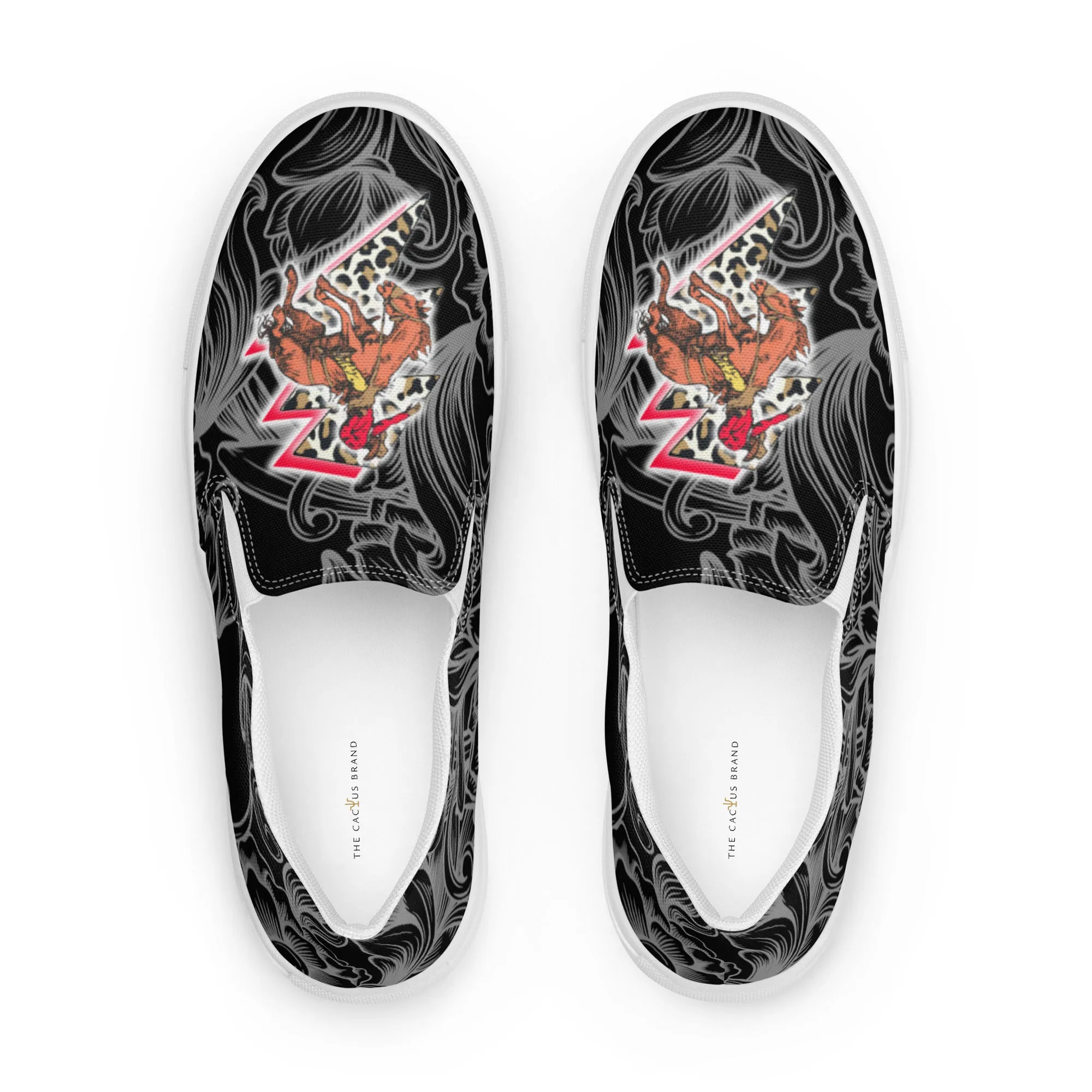 Lightning Bronc slip-on canvas shoes