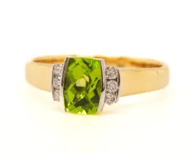 McAskill Pretty Peridot & Diamond Dress Ring