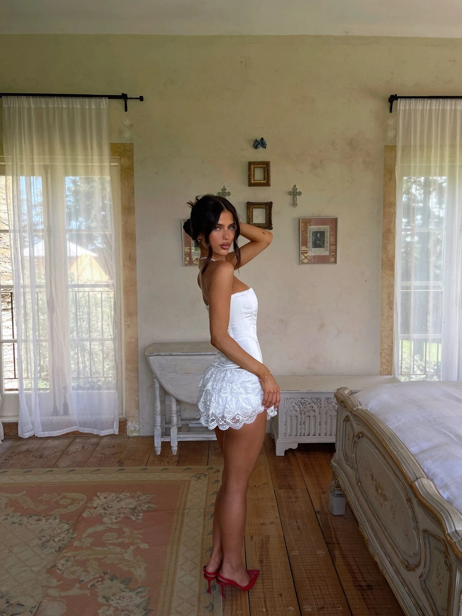 MELINA MINI SKIRT WHITE