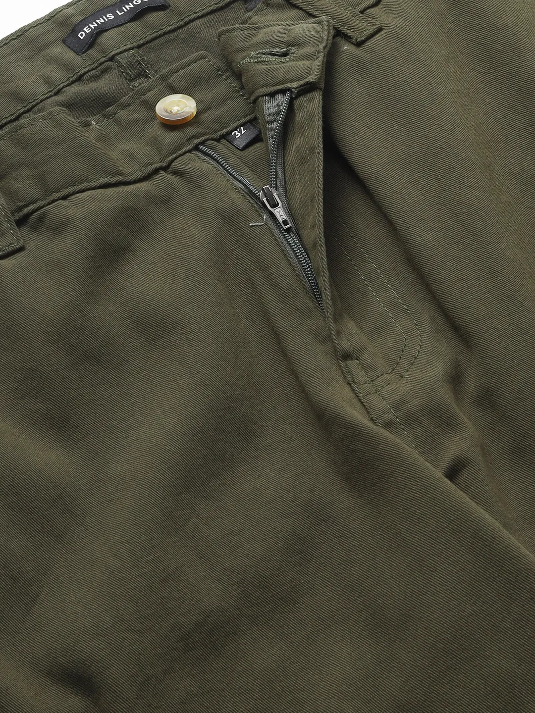 Men's Dark Olive Solid Cargo