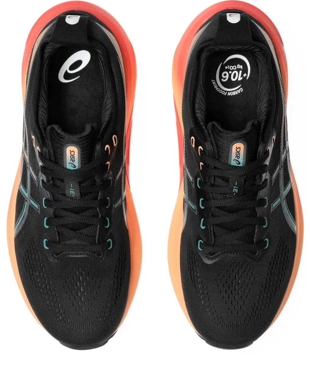 Men's GEL-Kayano 31 WIDE (004 - Black/Rainy Lake)