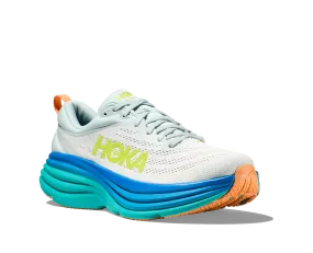 Men's Hoka Bondi 8 Color: Ice Flow / Bit Of Blue