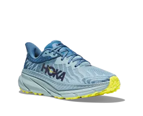 Men's Hoka Challenger 7 Color: Stone Blue/Evening Primrose (WIDE WIDTH)