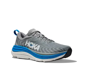 Men's Hoka Gaviota 5 Color: Limestone / Diva Blue (WIDE WIDTH)