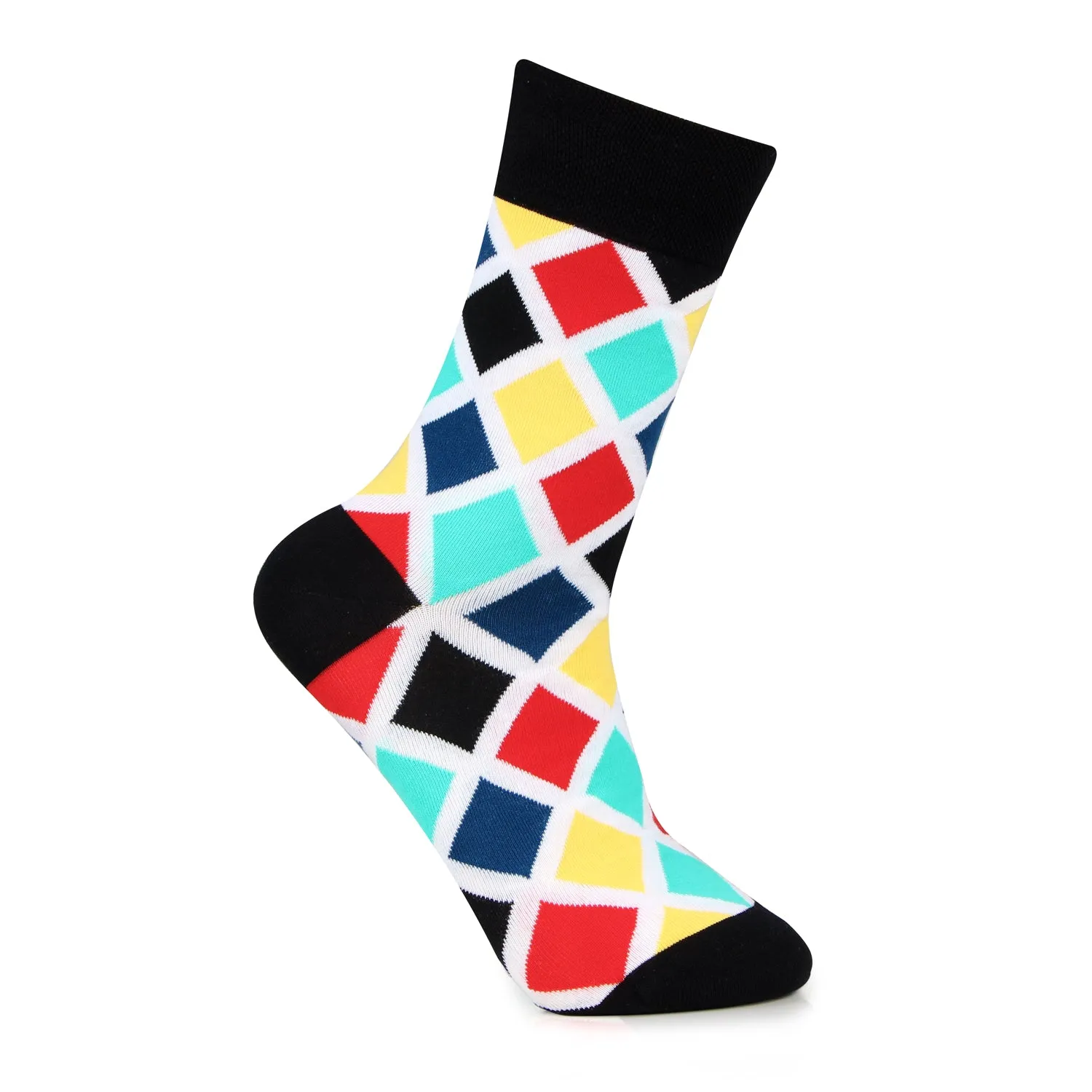 Men's Kicks on Fleek Diamond Pattern Socks