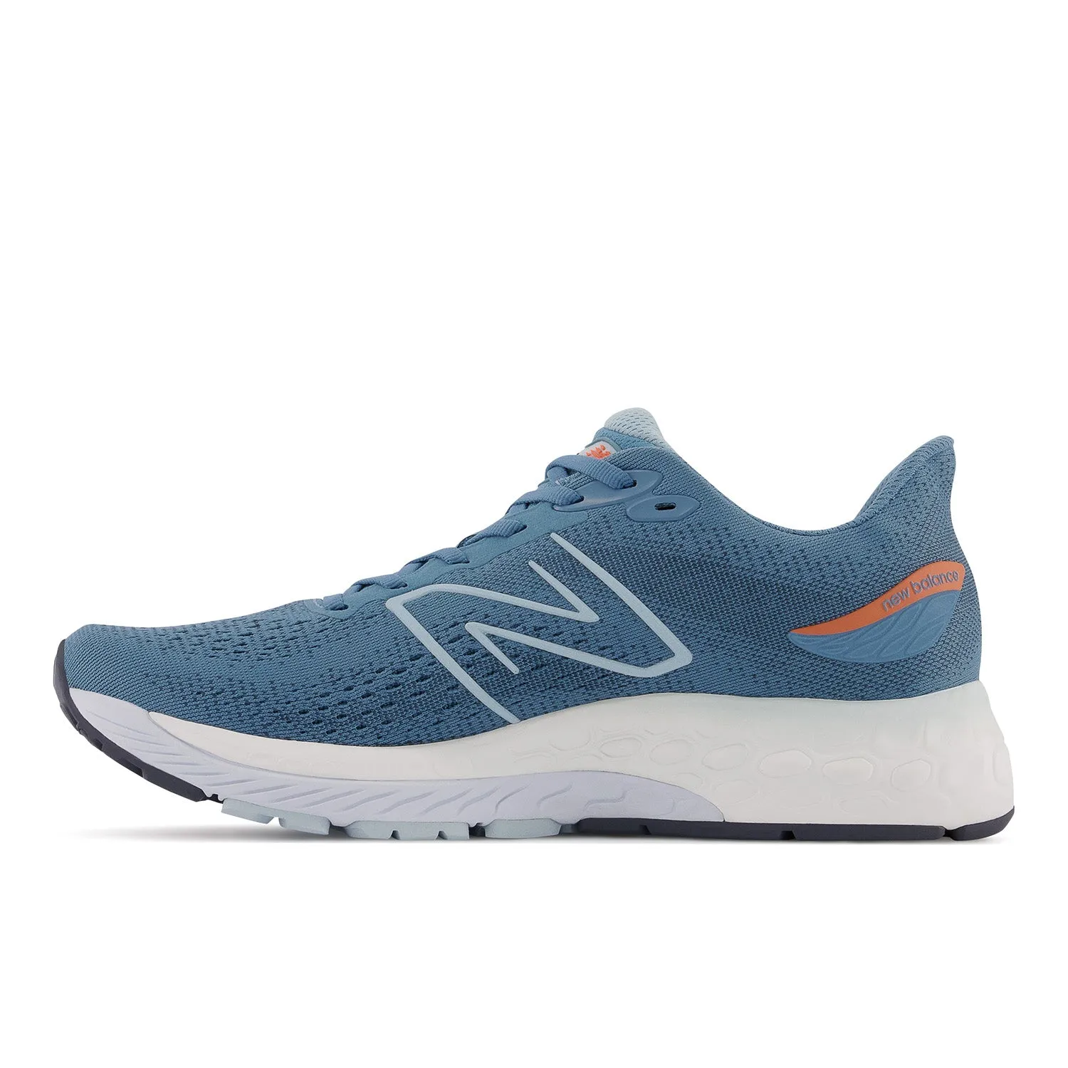 Men's New Balance Fresh Foam X 880v12 Color: Spring Tide with Vibrant Orange & Morning Fog