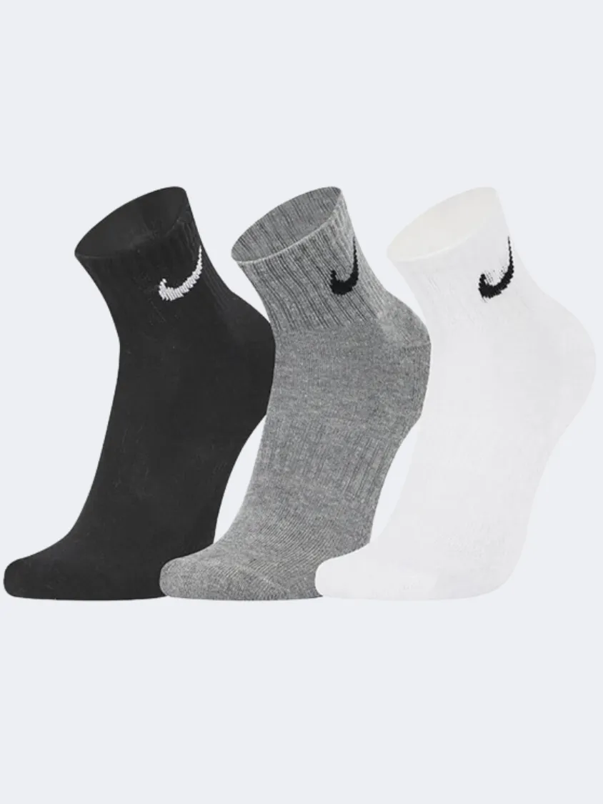 Nike Everyday Cush Men Training Sock White/Black/Grey