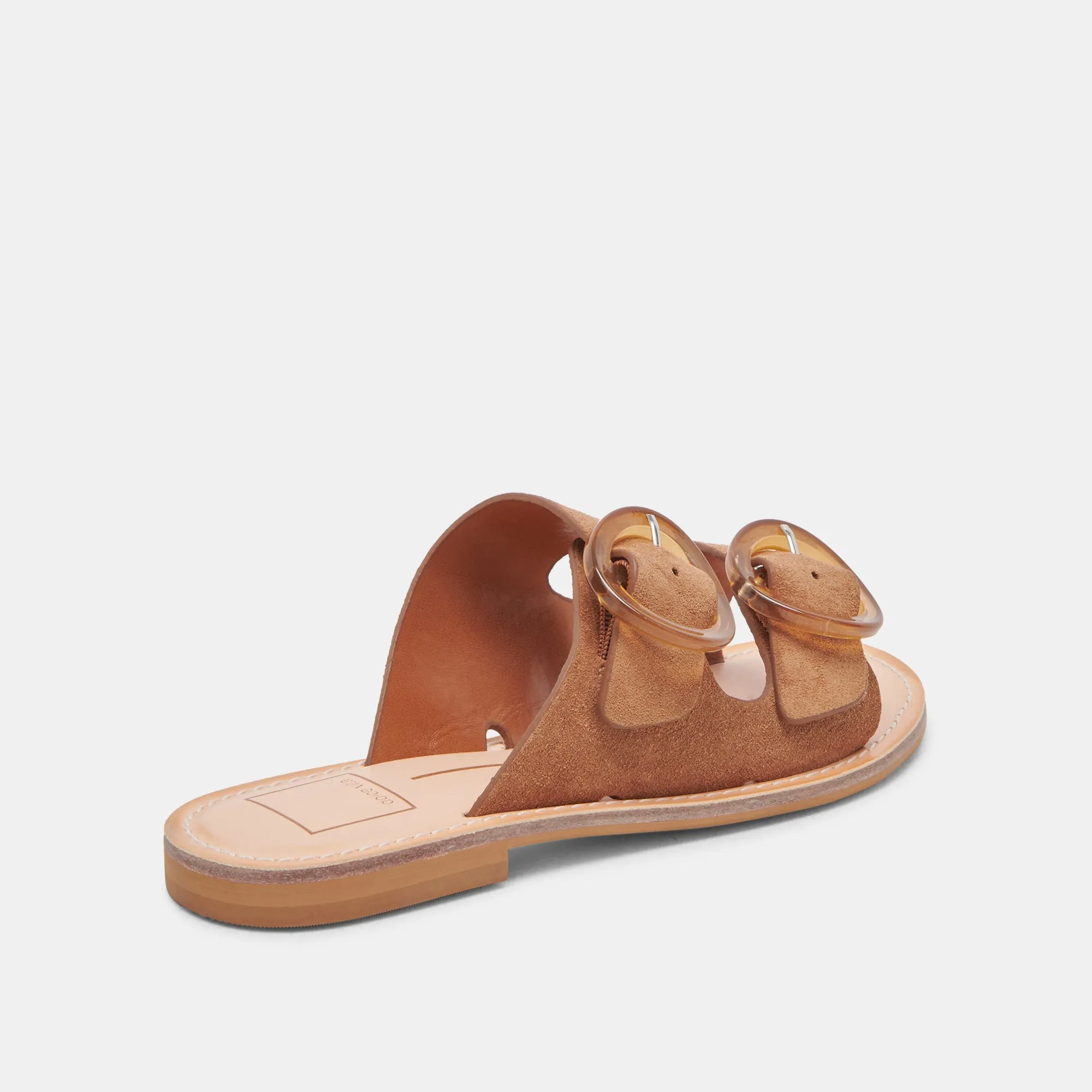 SECILY SANDALS PECAN SUEDE