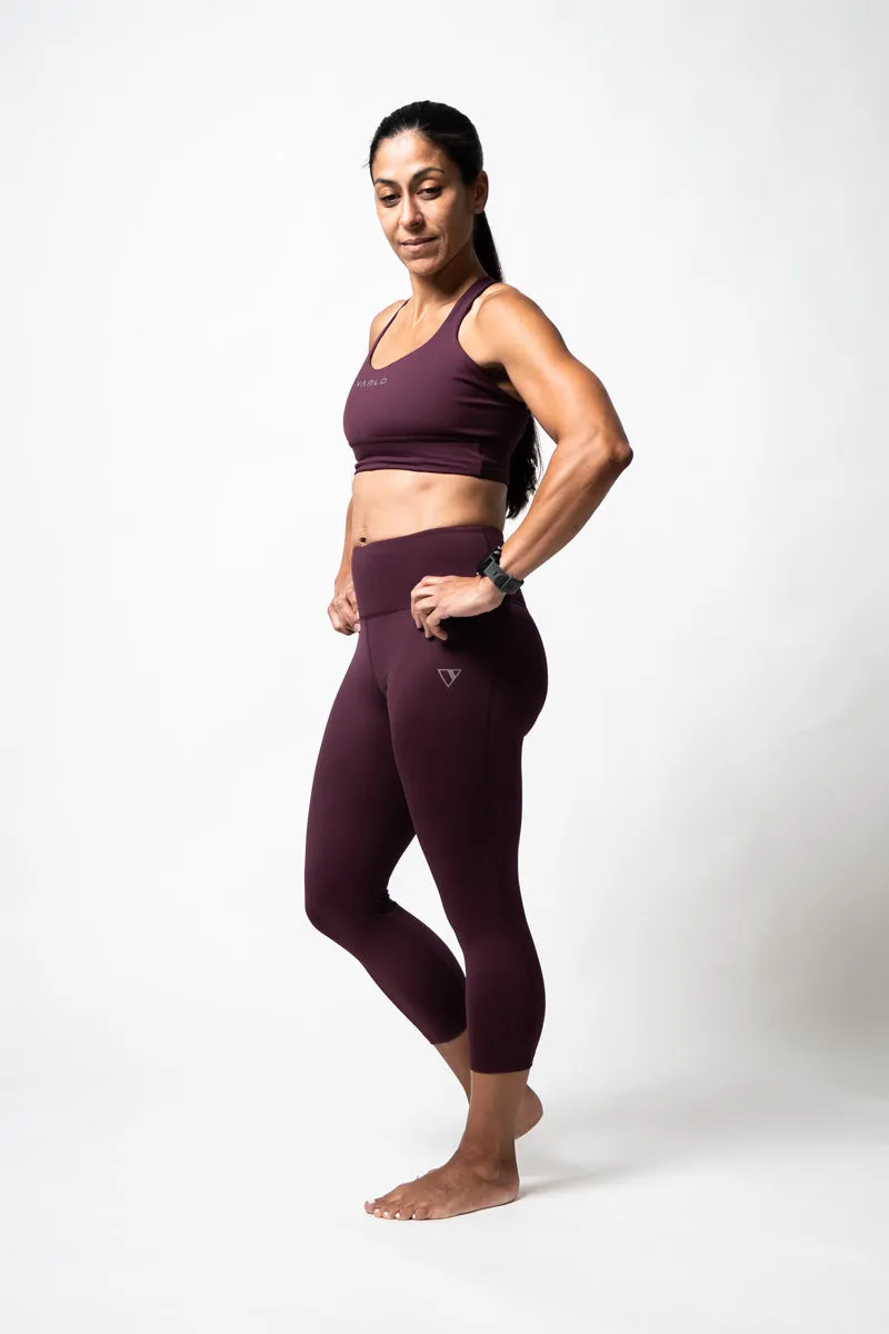 SOHO Women's 3/4 Technical Tight (Plum)