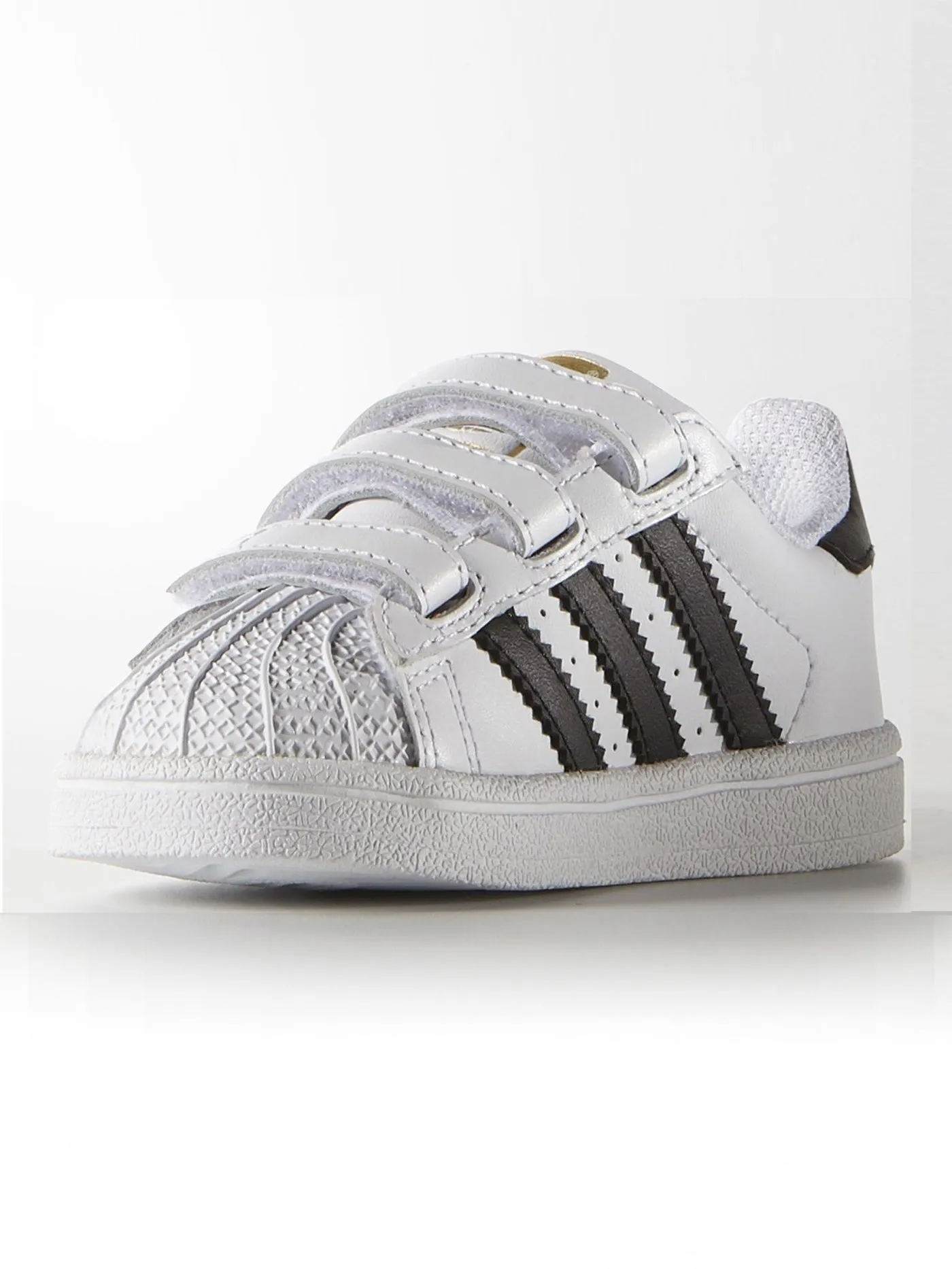 Superstar Foundation White/Black/White Shoes (Little Kids)