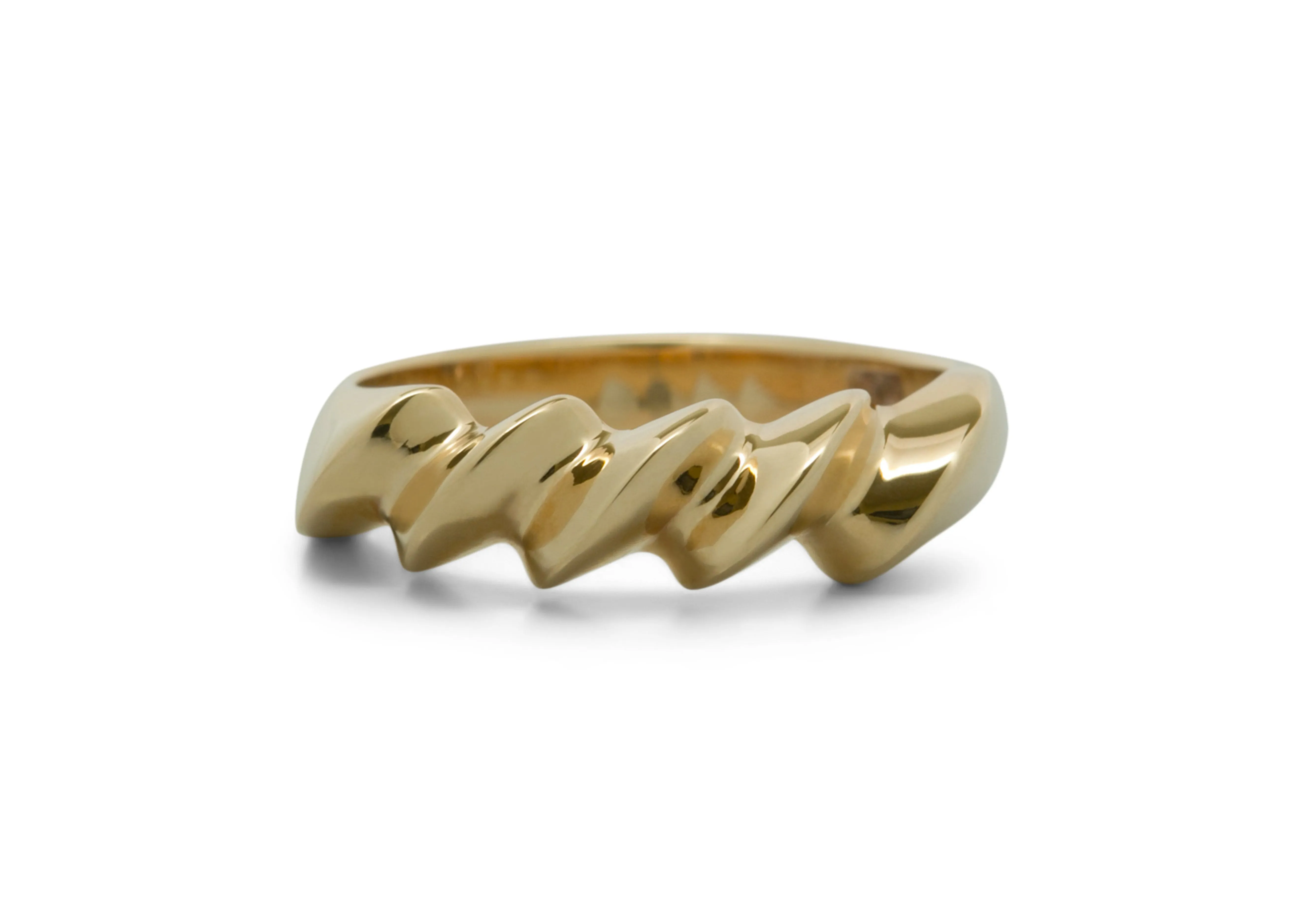 Twist Ring, Yellow Gold