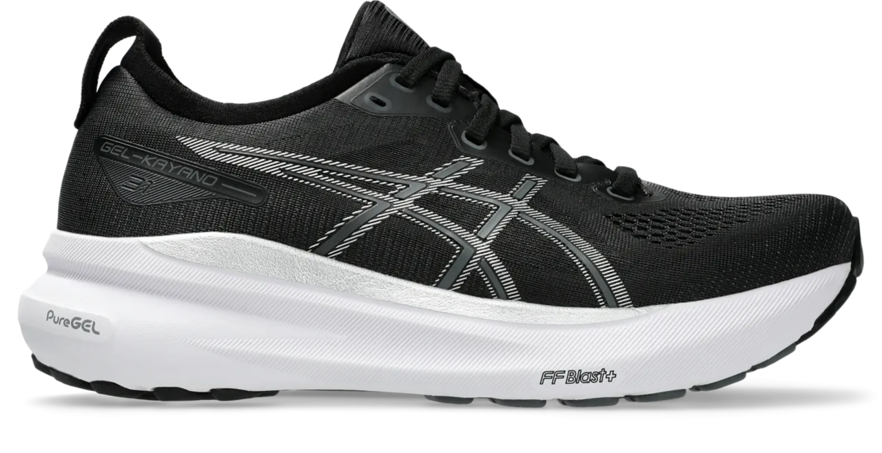 Women's GEL-Kayano 31 (002 - Black/Pure Silver)