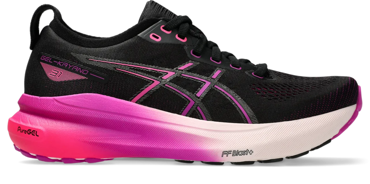 Women's GEL-Kayano 31 (003 - Black/Bold Magenta)